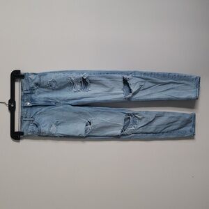 American Eagle High Waisted Distressed Jeans